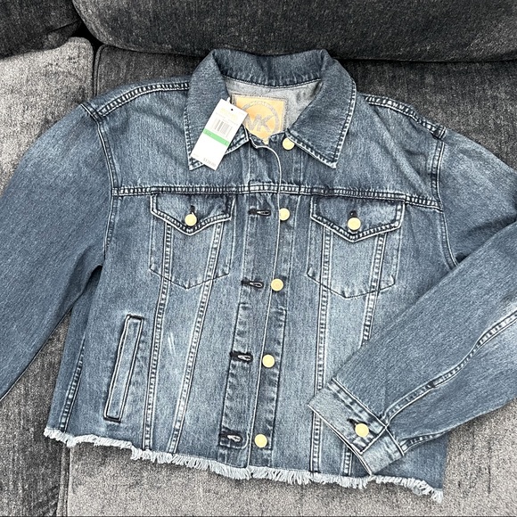 MICHAEL Michael Kors Jackets & Blazers - MICHAEL Michael Kors Riviera Blue Denim Jacket